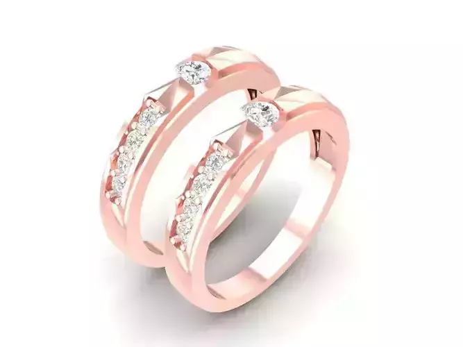 Elegant Triple Row Diamond Ring for Women 117