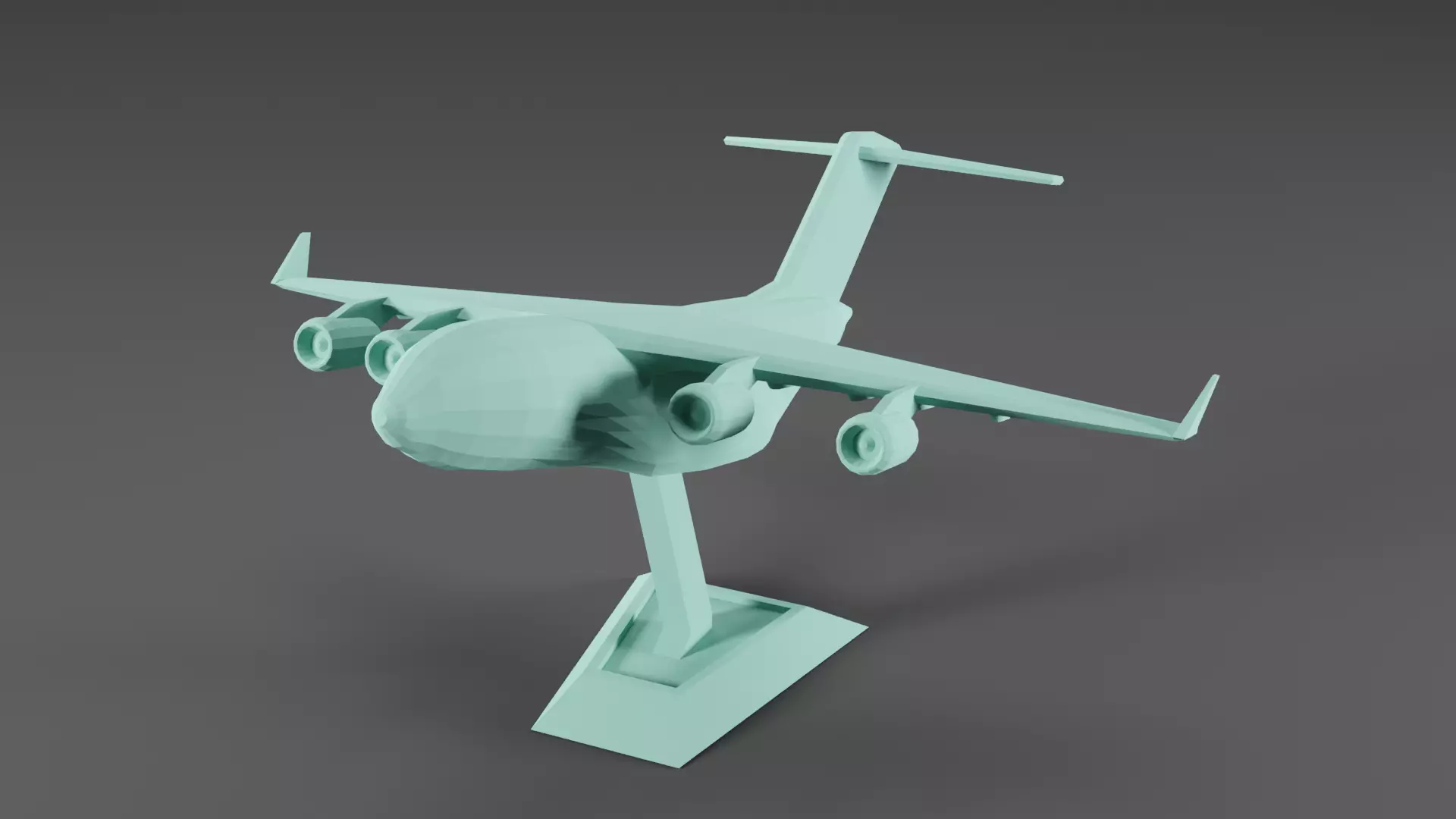C-17 Globemaster plane  3D print model_0