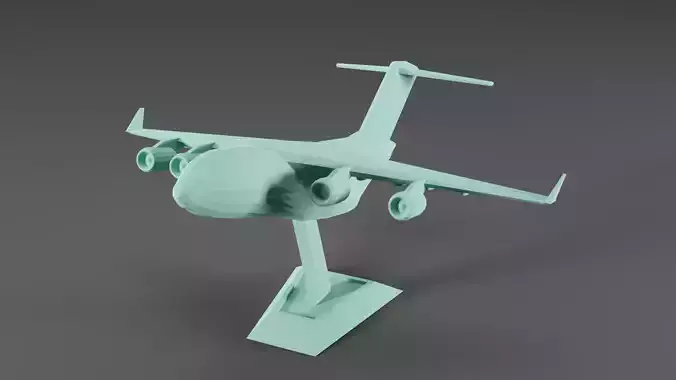 C-17 Globemaster plane  3D print model