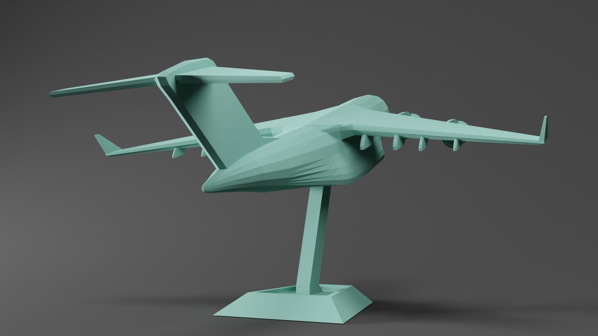 C-17 Globemaster plane  3D print model_2