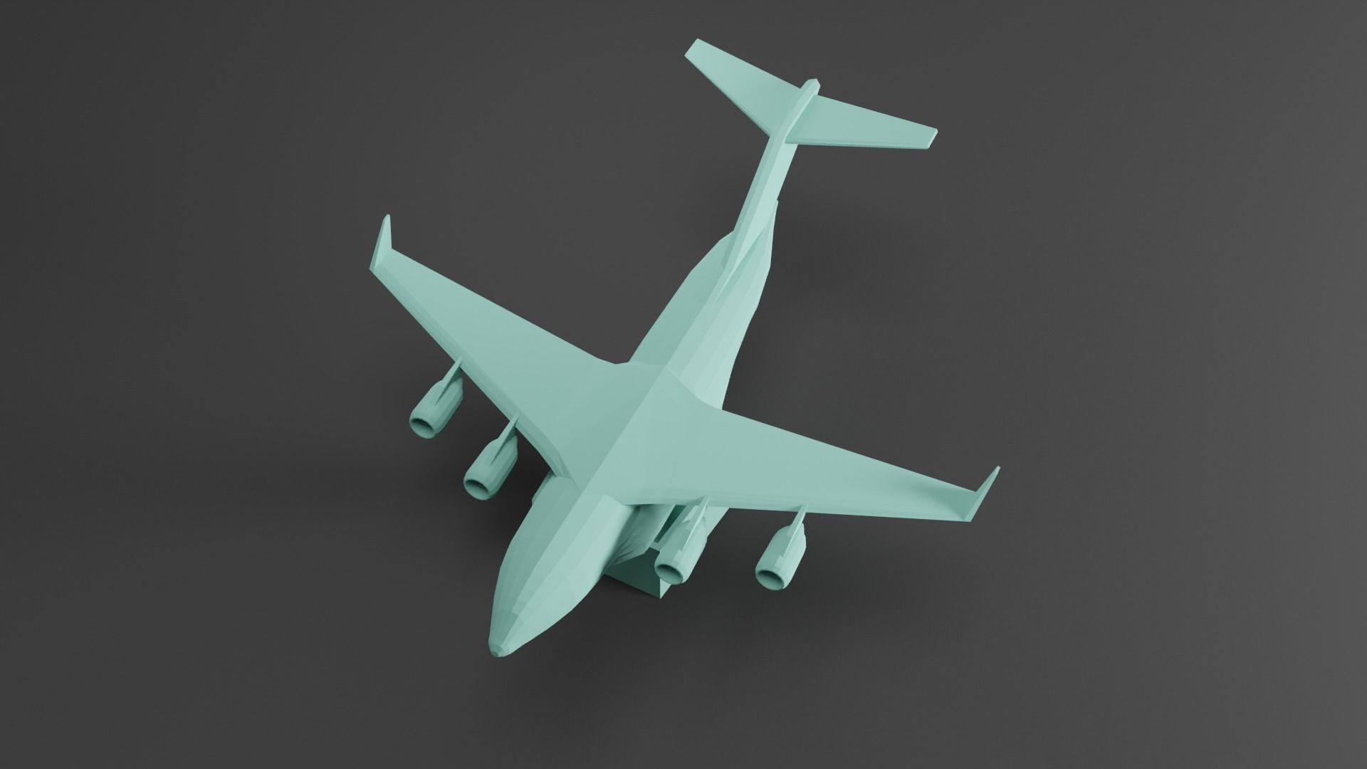 C-17 Globemaster plane  3D print model_1