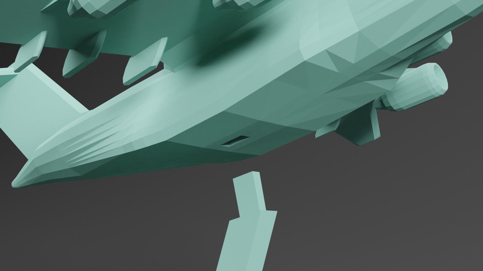 C-17 Globemaster plane  3D print model_4