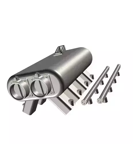 Hogans  V8 Twin throttle Intake Manifold Hemi BBC SBC 3D print model
