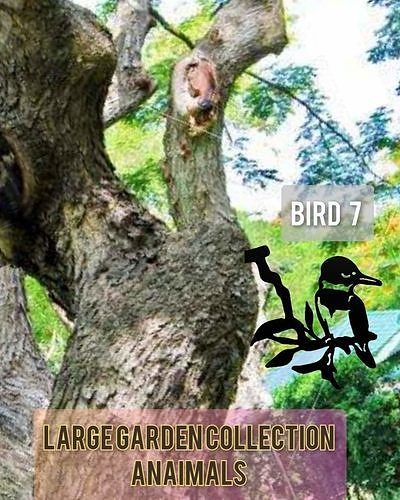 Wonderful Artificial Bird Home and Garden Outdoor Lawn Decor 3D model
