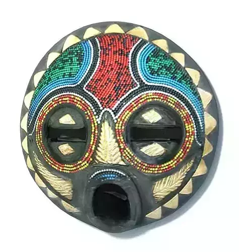 Colorful African Mask 3D model