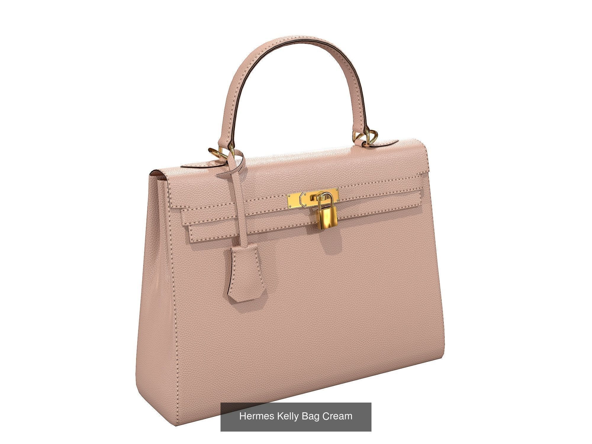 Hermes Kelly Bags 3D Model Collection_3