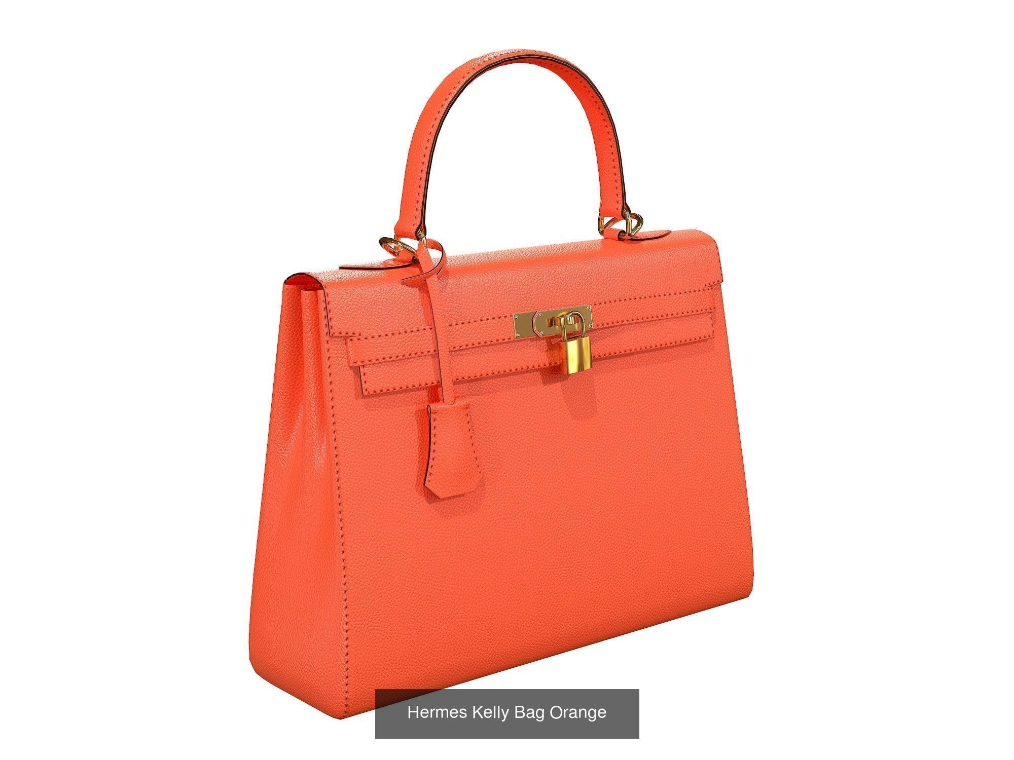 Hermes Kelly Bags 3D Model Collection_5