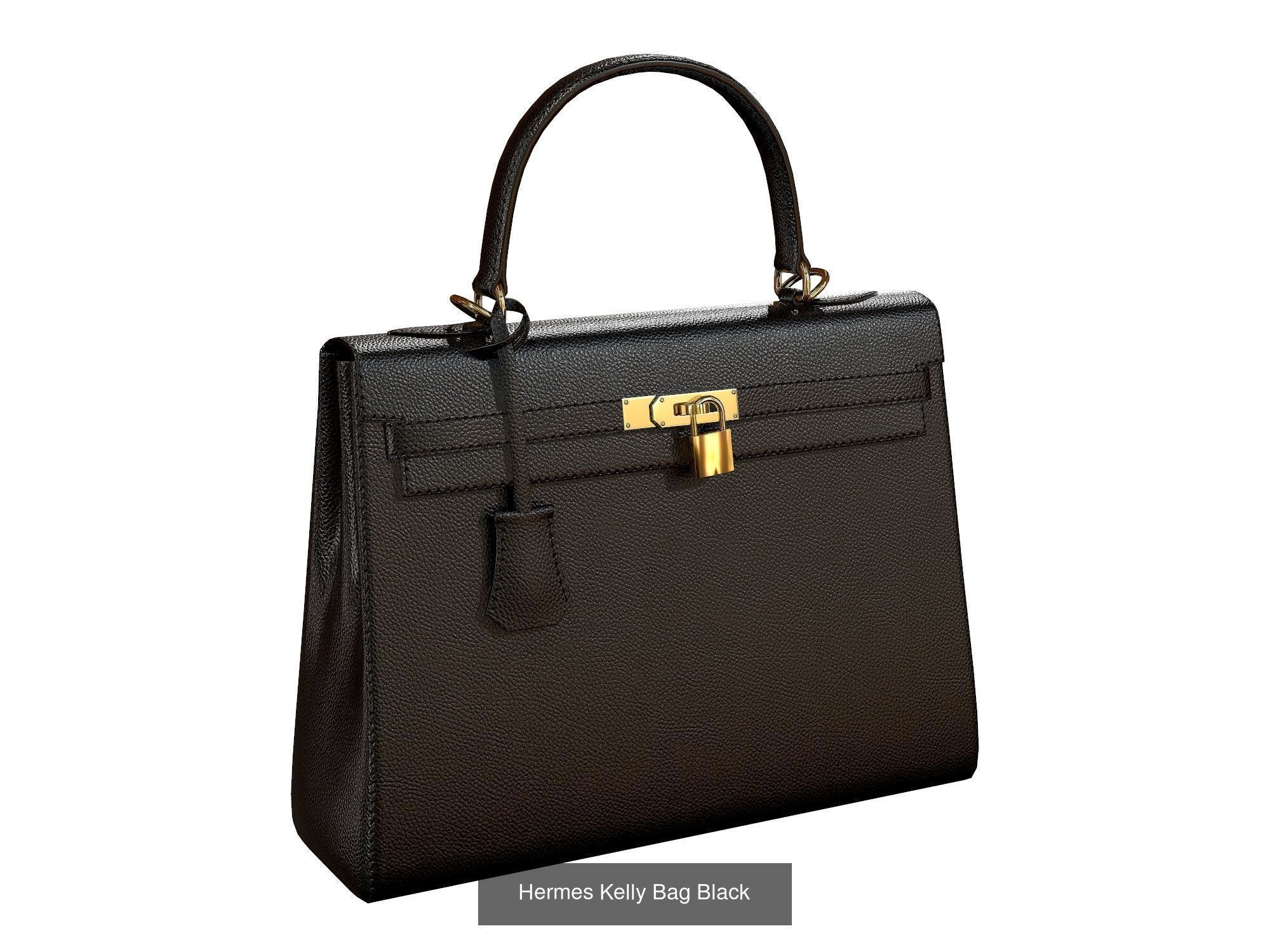 Hermes Kelly Bags 3D Model Collection_2