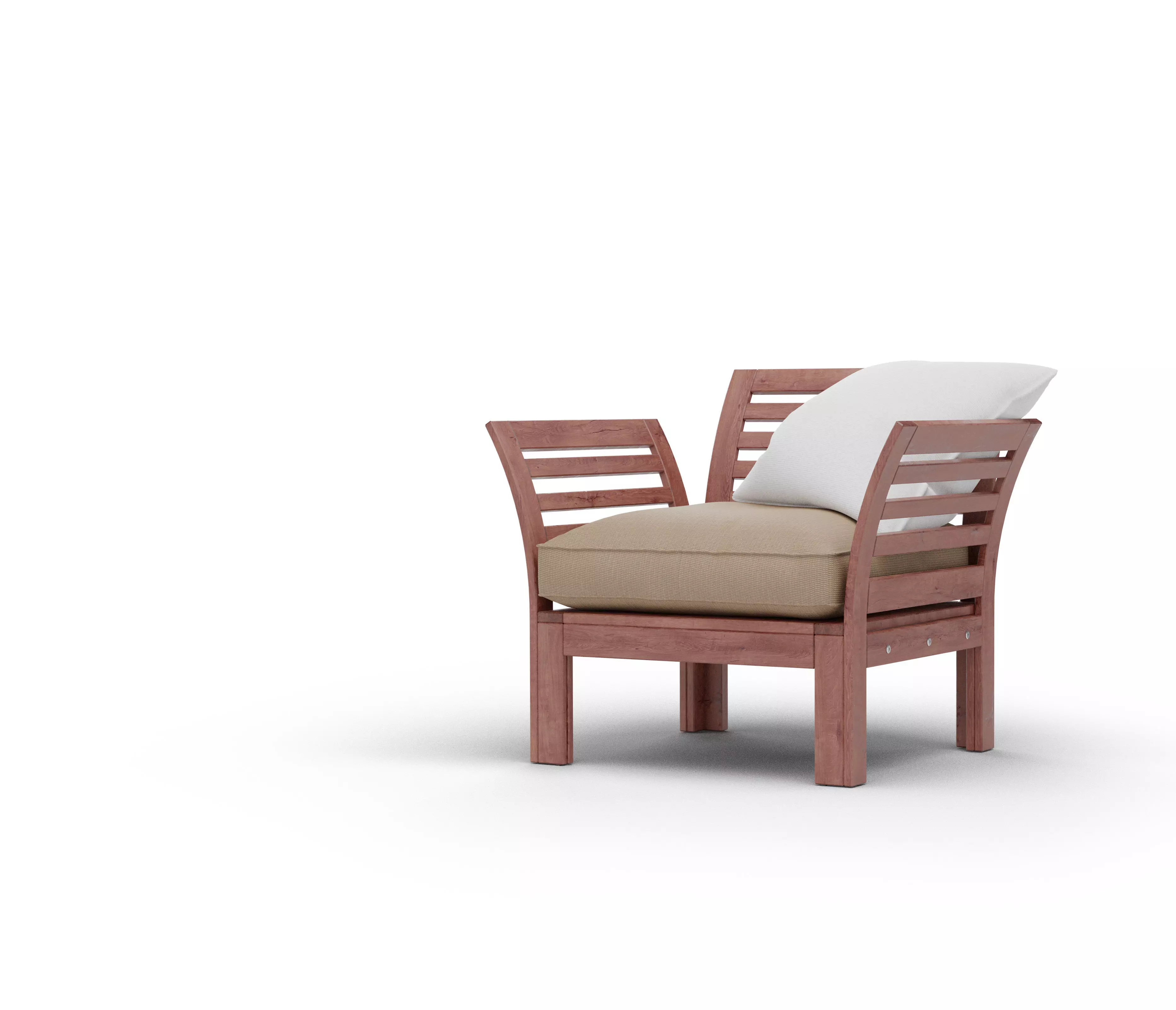 Sofa APPLARO IKEA Low-poly 3D model_0