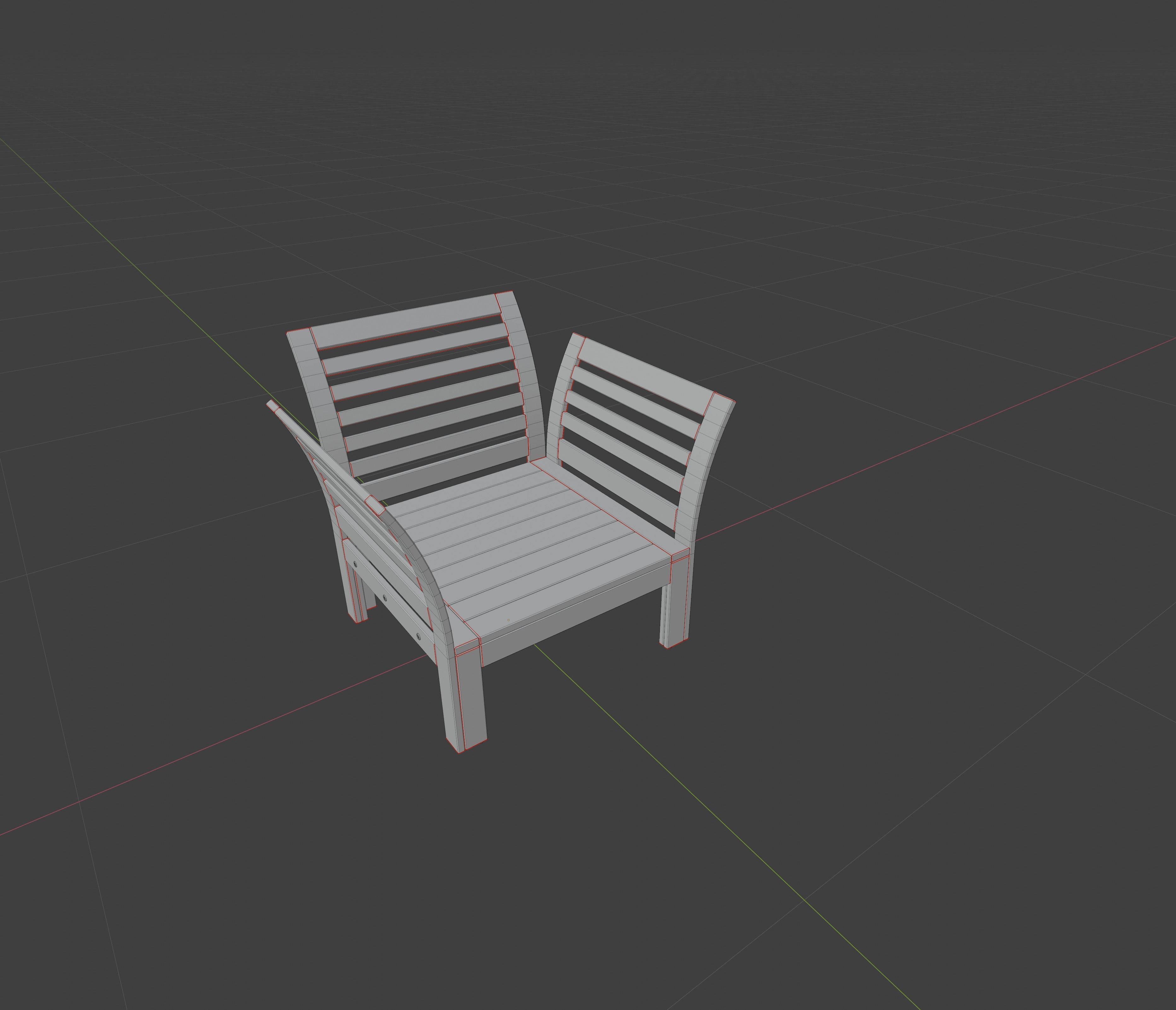 Sofa APPLARO IKEA Low-poly 3D model_5