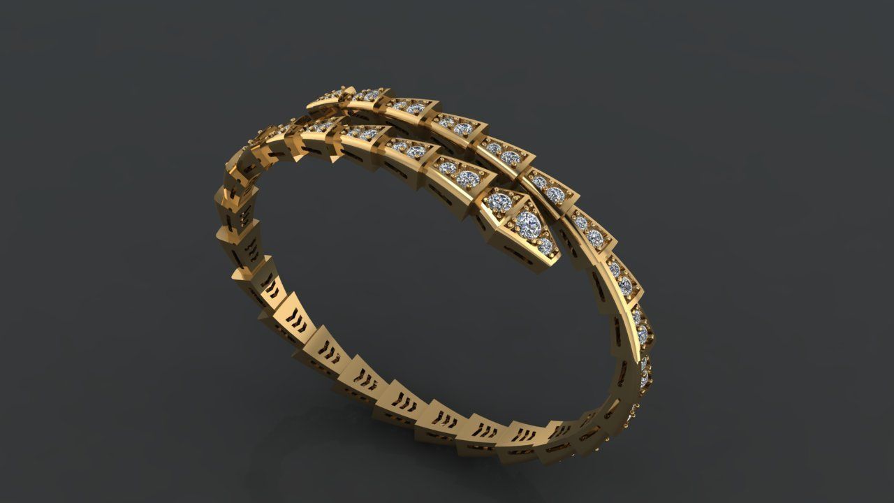 Bracelet Bv  3D print model_9