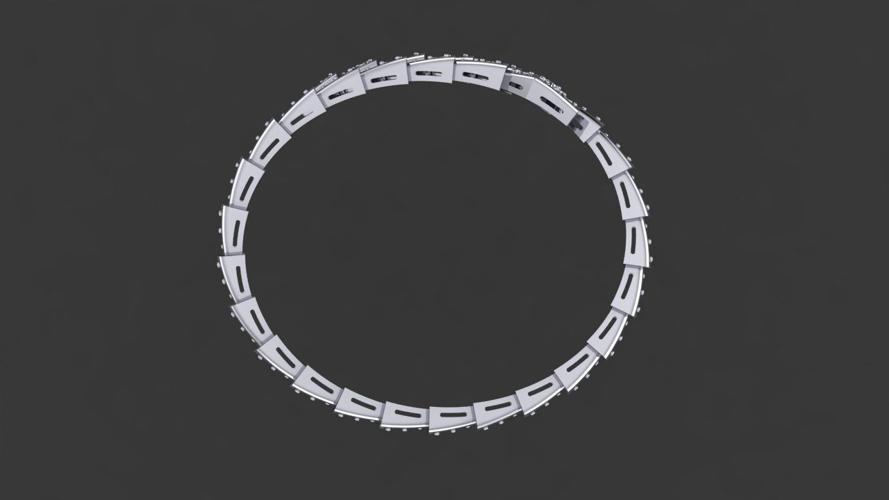 Bracelet Bv  3D print model_7