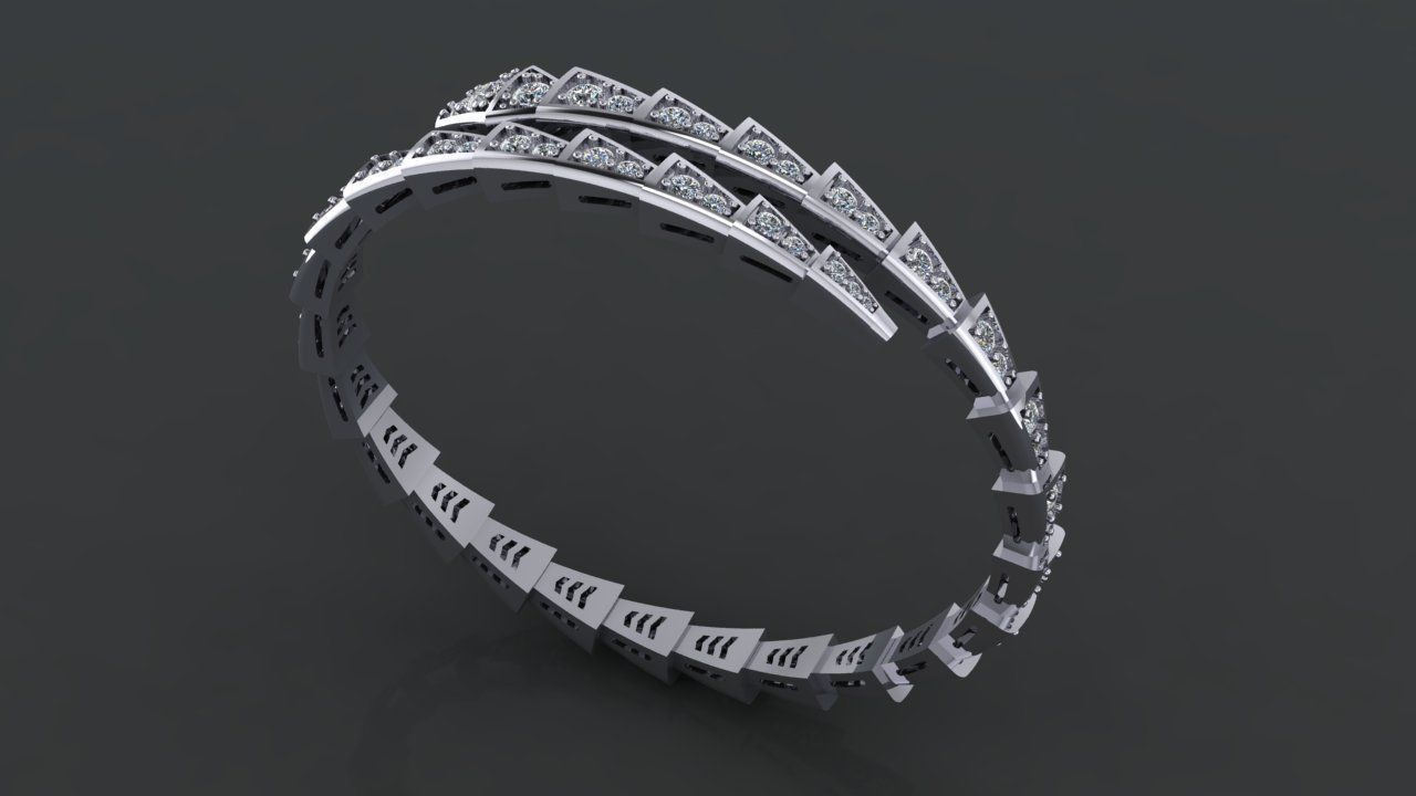 Bracelet Bv  3D print model_5