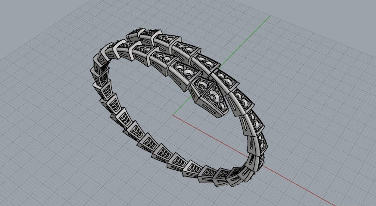Bracelet Bv  3D print model_4