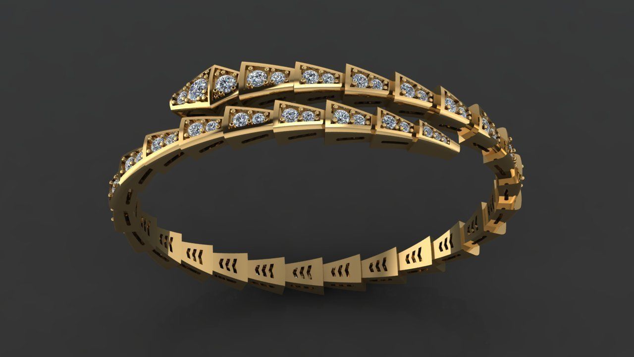 Bracelet Bv  3D print model_8