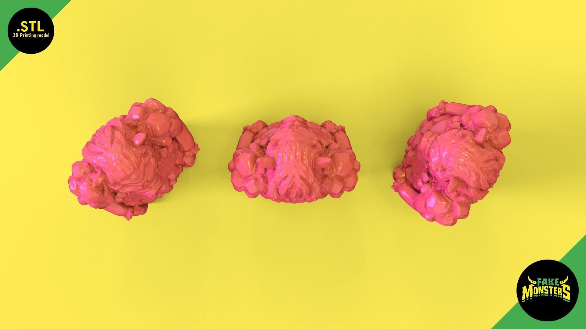 11 Khaos - Fake Monsters 3D print model_2