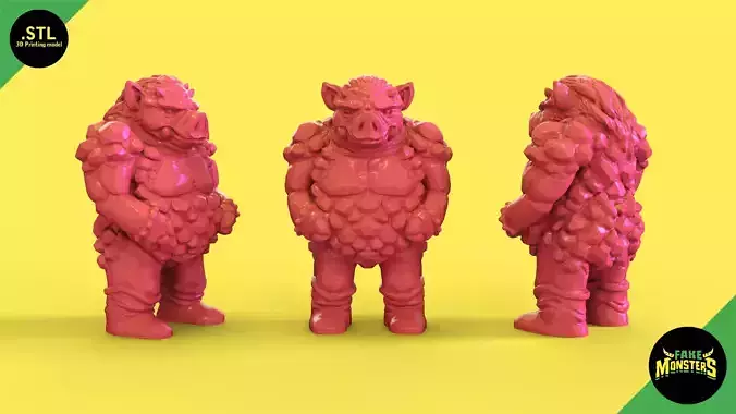 11 Khaos - Fake Monsters 3D print model