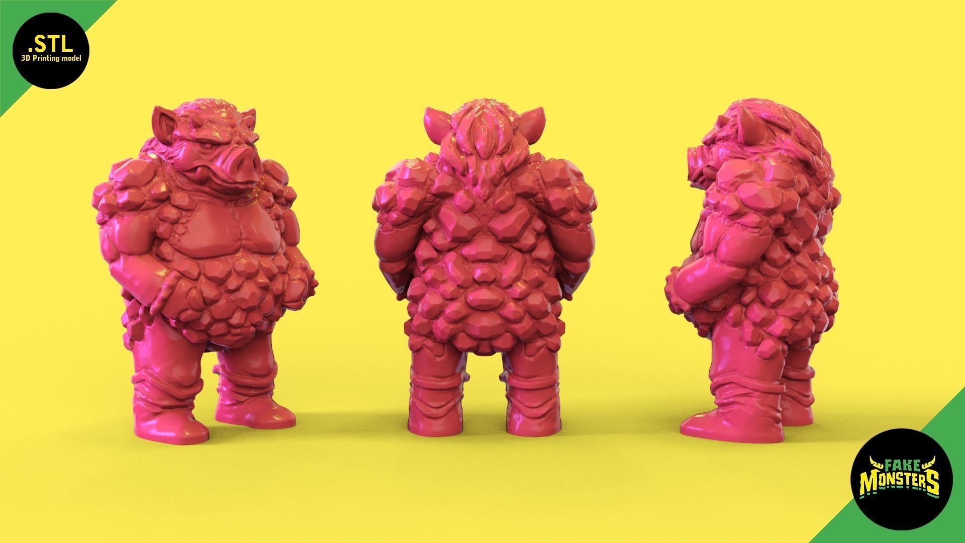 11 Khaos - Fake Monsters 3D print model_1