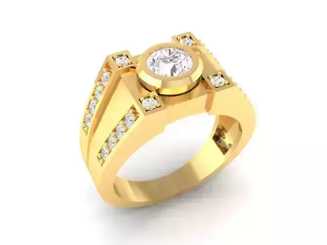 Luxury Men Diamond Ring 130