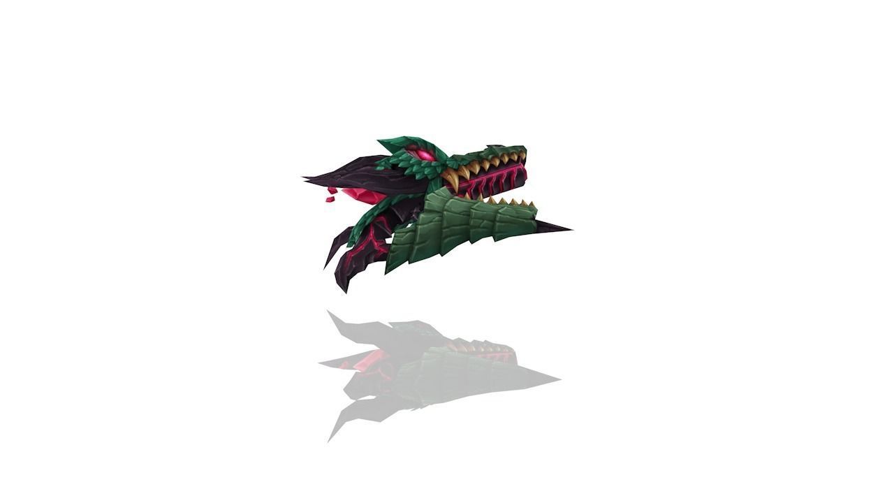 Dragon Gun Low-poly 3D model_3