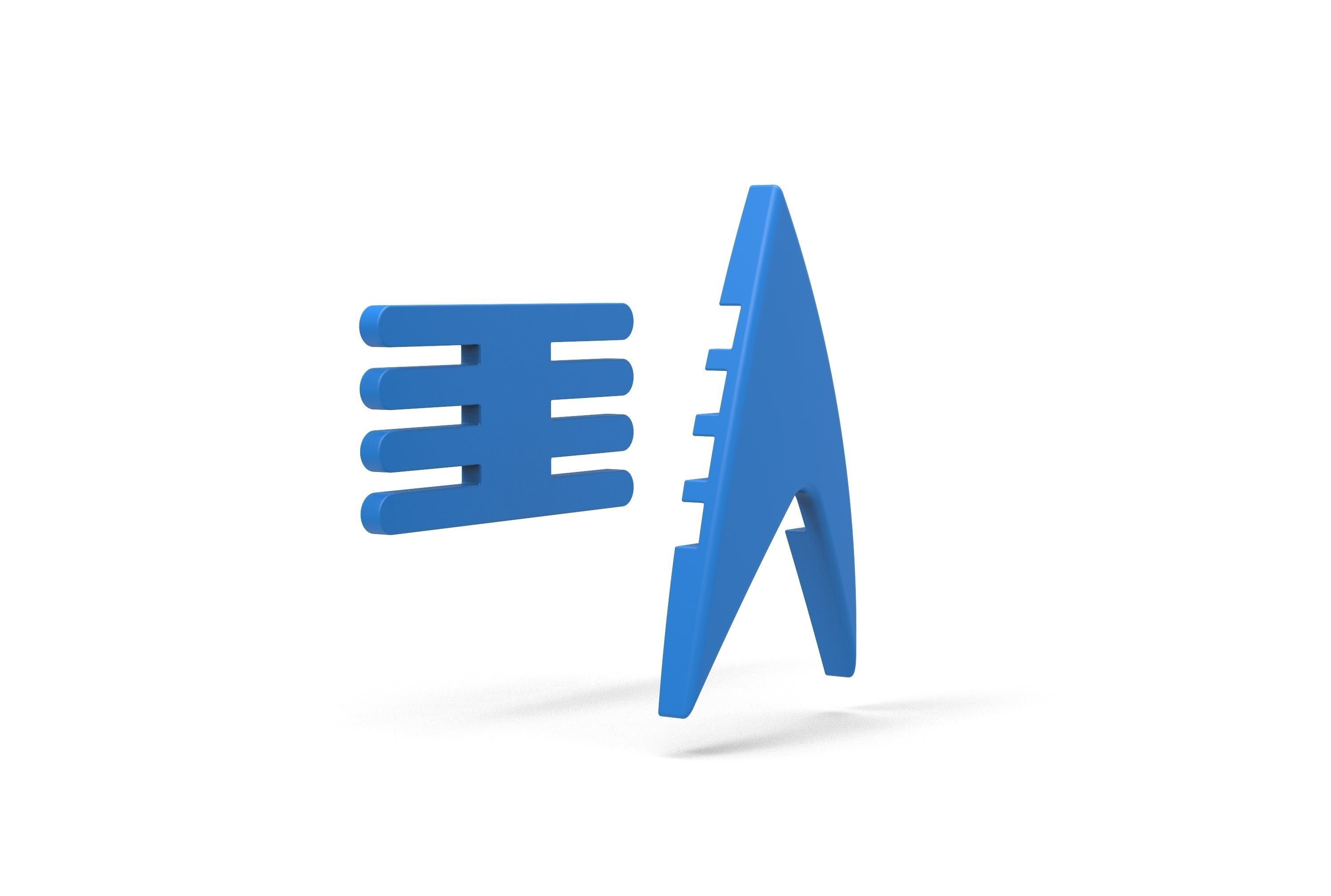 Future Imperfect Star Trek Badge  3D print model_5