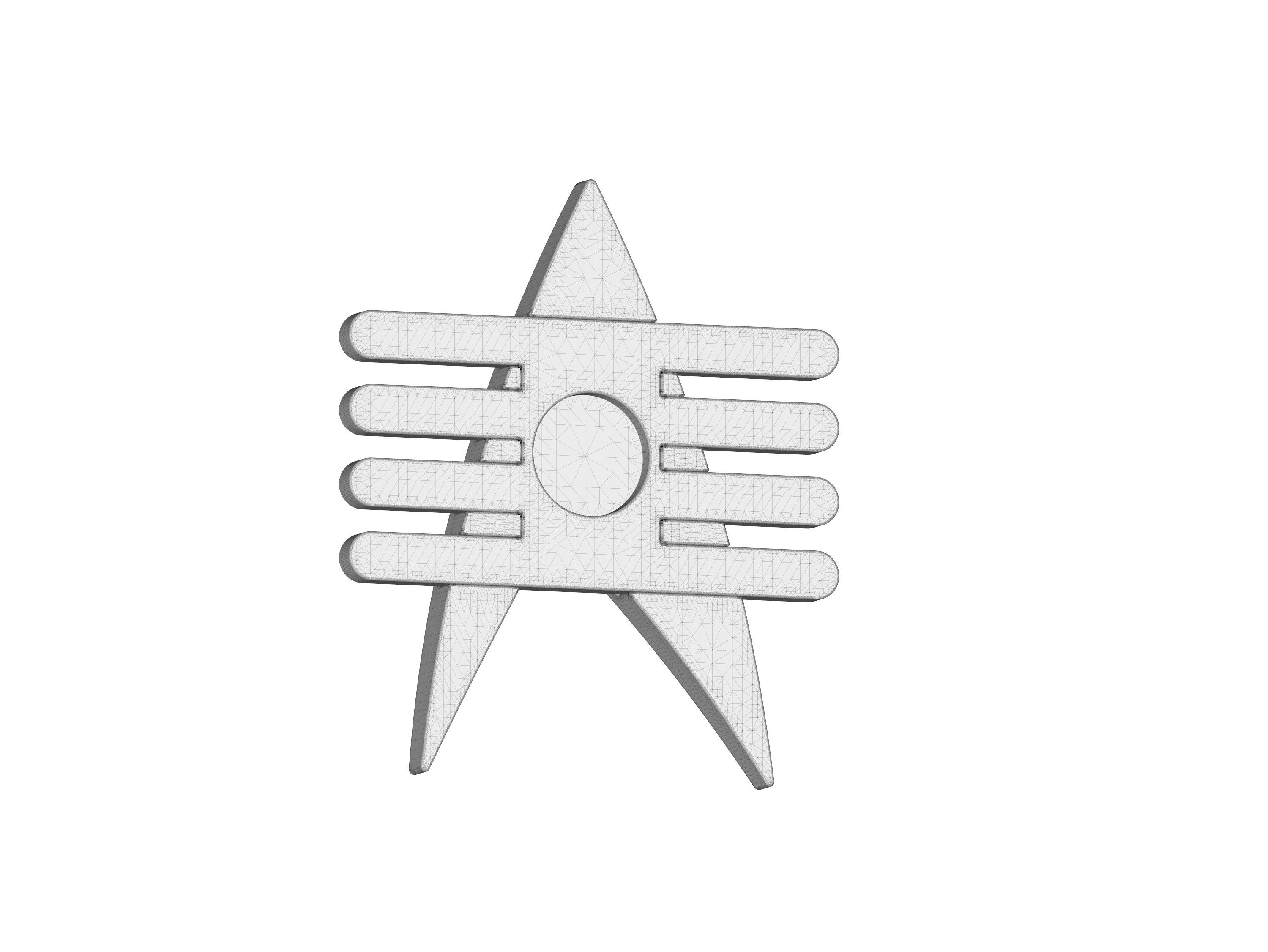 Future Imperfect Star Trek Badge  3D print model_7