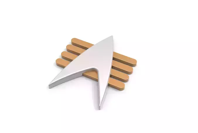 Future Imperfect Star Trek Badge  3D print model