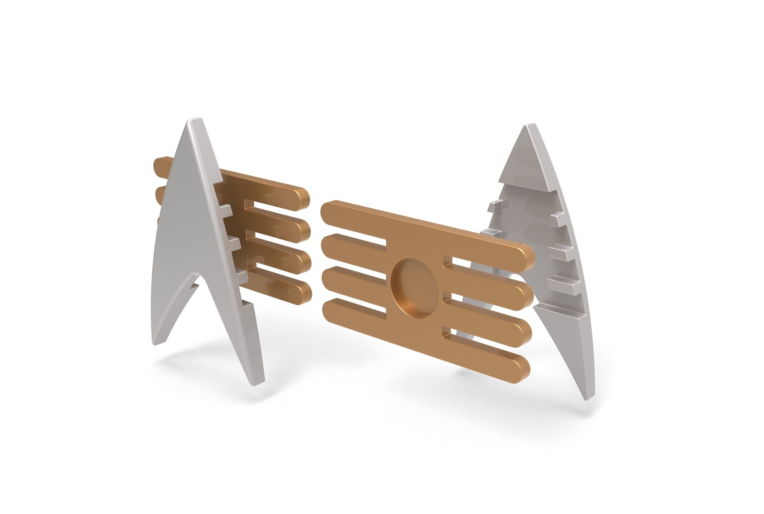 Future Imperfect Star Trek Badge  3D print model_3