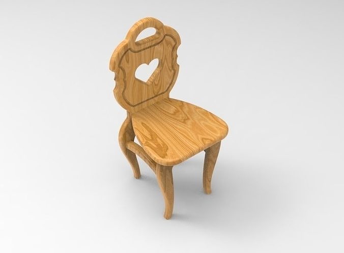 Model High Chair High chair 3D model 3D printable | CGTrader