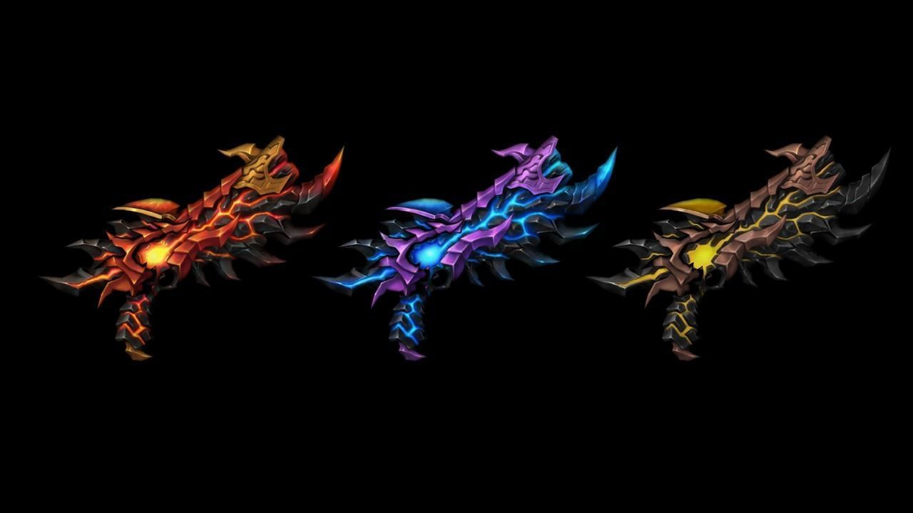 Infernal Gun Low-poly 3D model_1