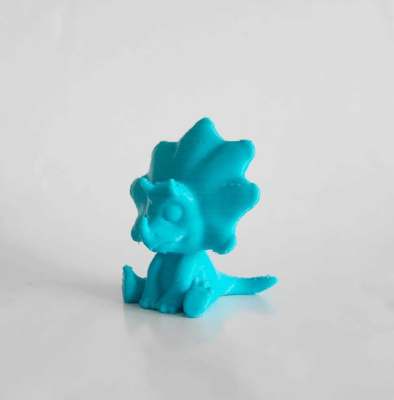 Cute Triceratops 3D print model_9