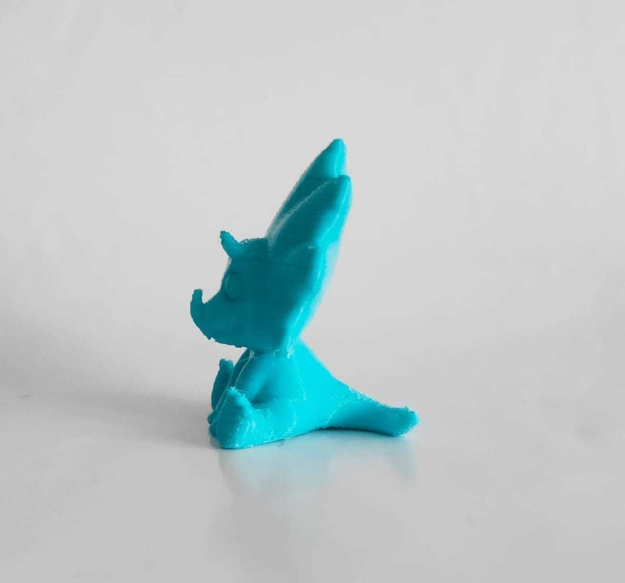 Cute Triceratops 3D print model_8
