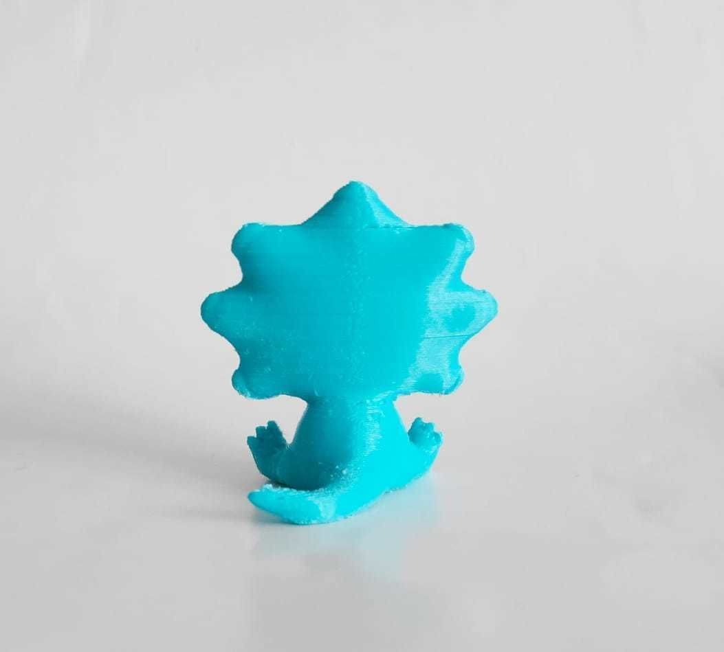 Cute Triceratops 3D print model_7