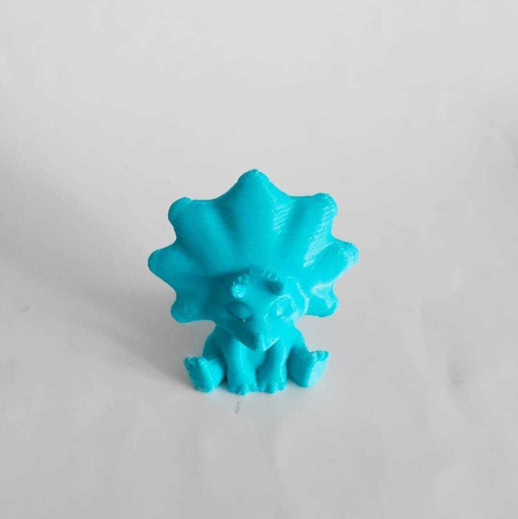 Cute Triceratops 3D print model_10