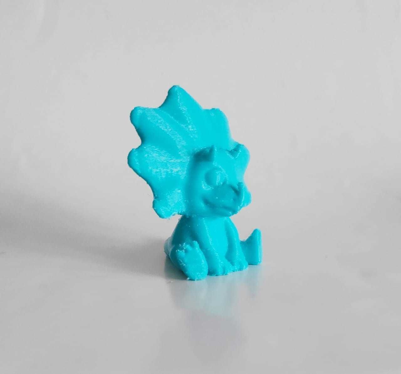 Cute Triceratops 3D print model_5