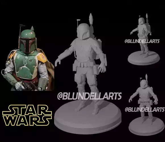 Boba Fett Star Wars Battlefront STL