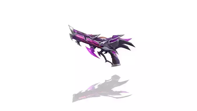 Succubus Gun Low-poly 3D model