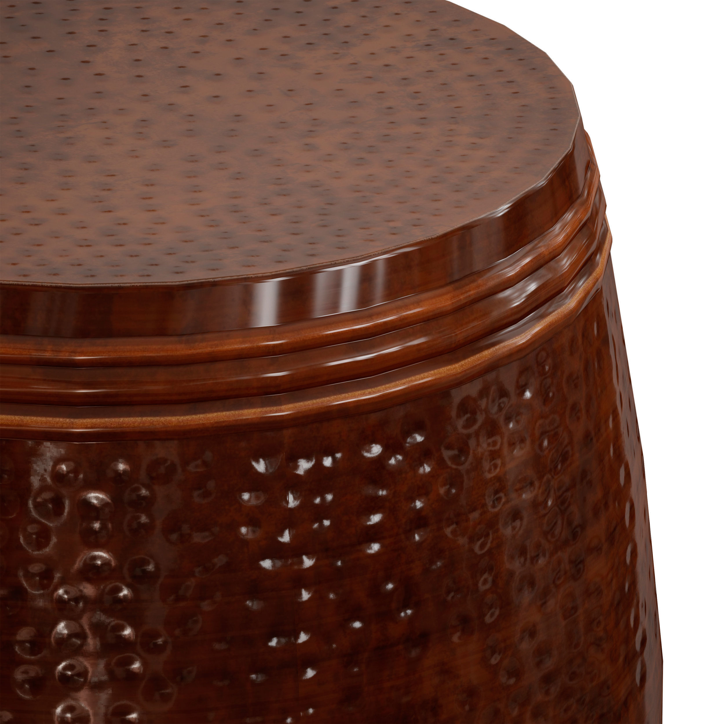 Kyra Drum End Table by Mistana 3D model_9