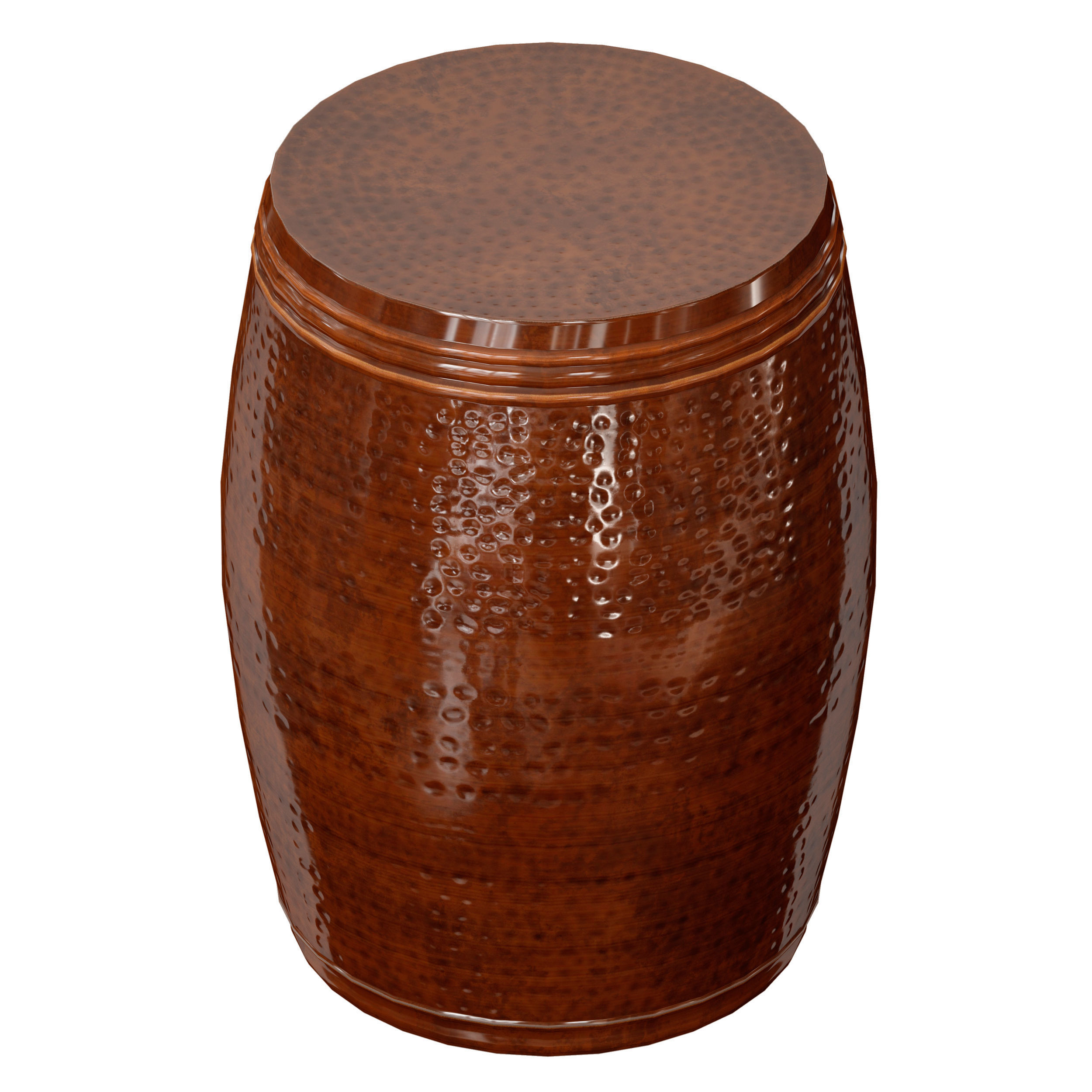 Kyra Drum End Table by Mistana 3D model_3