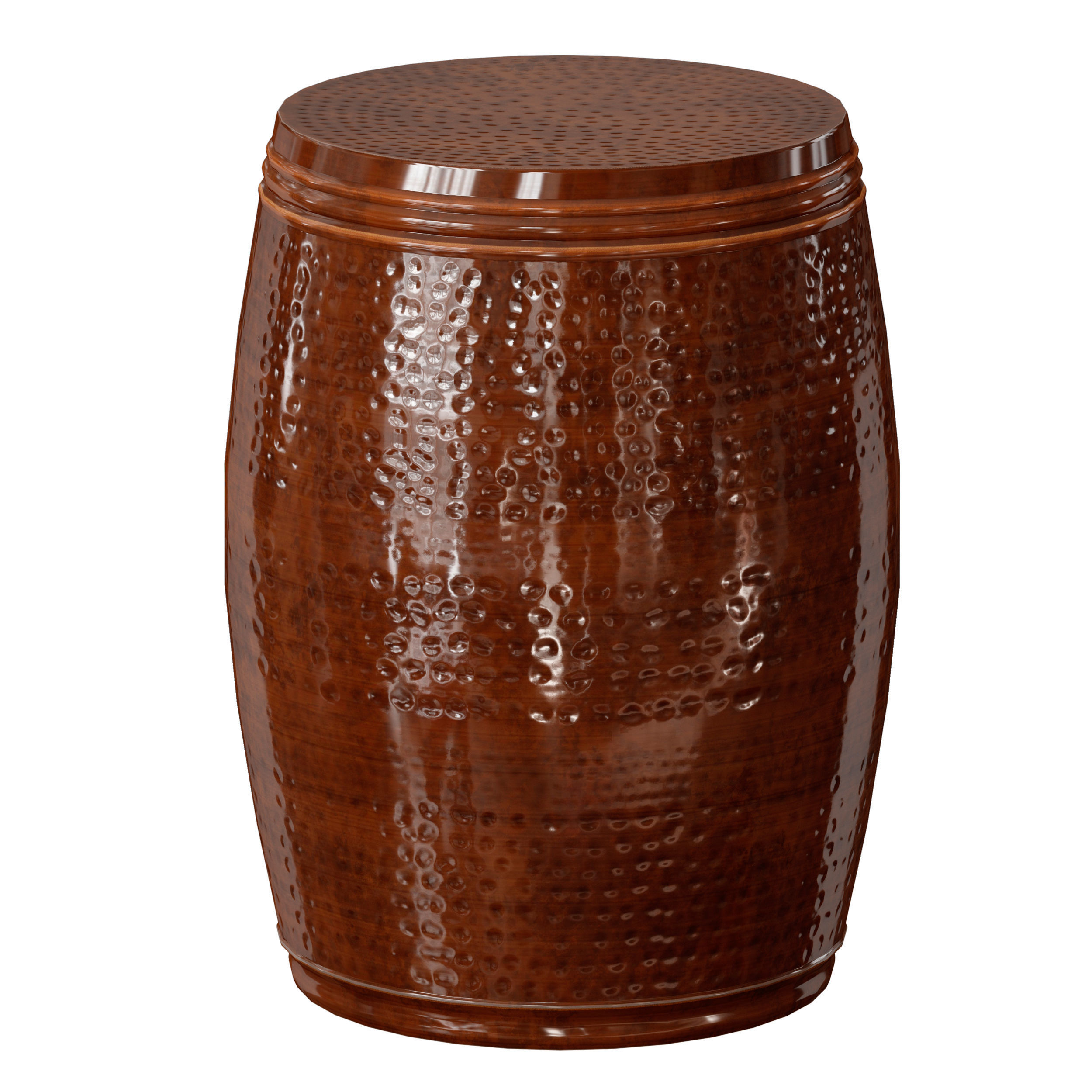 Kyra Drum End Table by Mistana 3D model_5