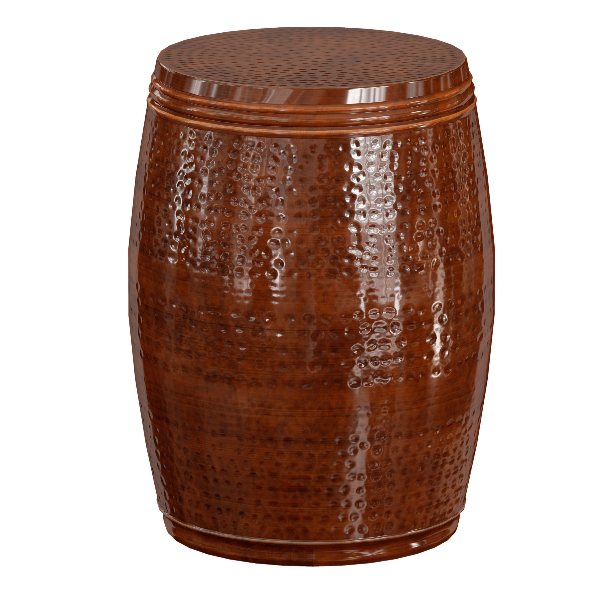 Kyra Drum End Table by Mistana 3D model_4