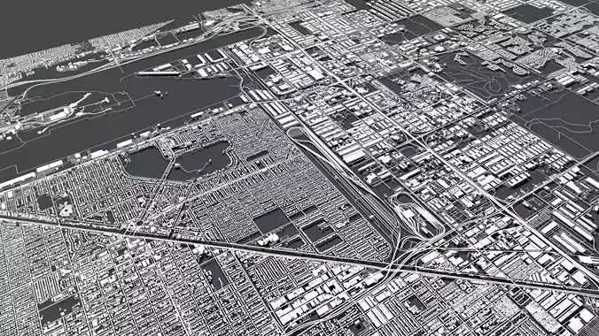 Cityscape Miami Florida USA 