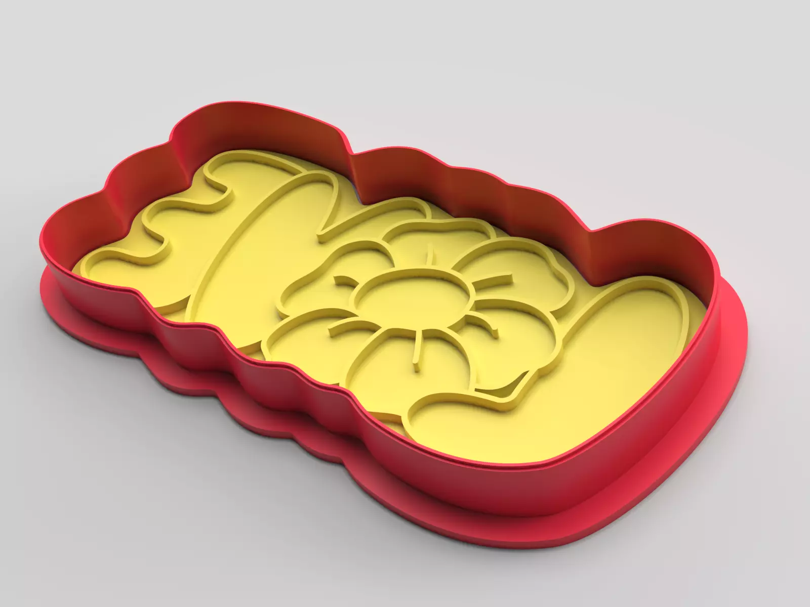 Cookie cutter and stamp - Love 3D print model_0
