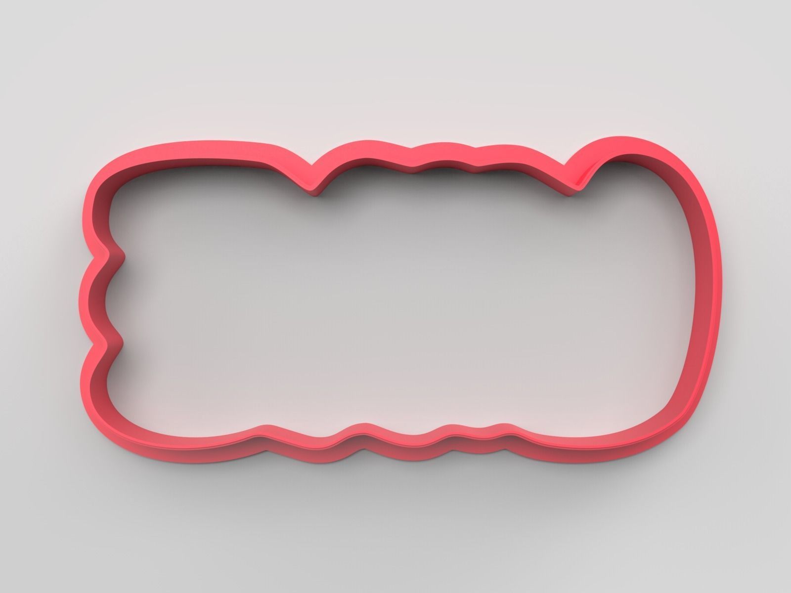 Cookie cutter and stamp - Love 3D print model_4