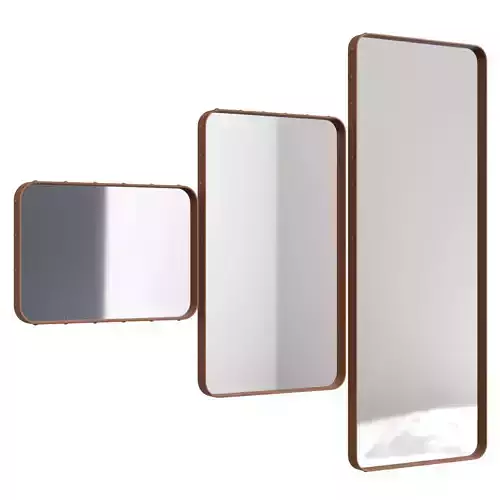 Adnet Rectangular Mirror 3D model