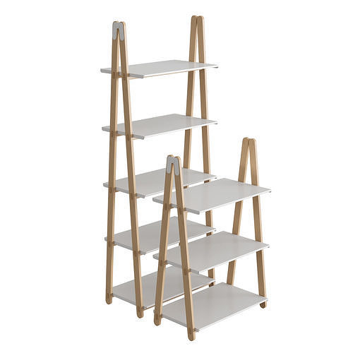 One Step Up Bookcase 3D model