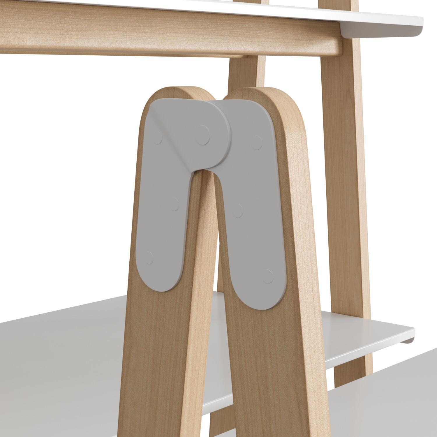 One Step Up Bookcase 3D model_1