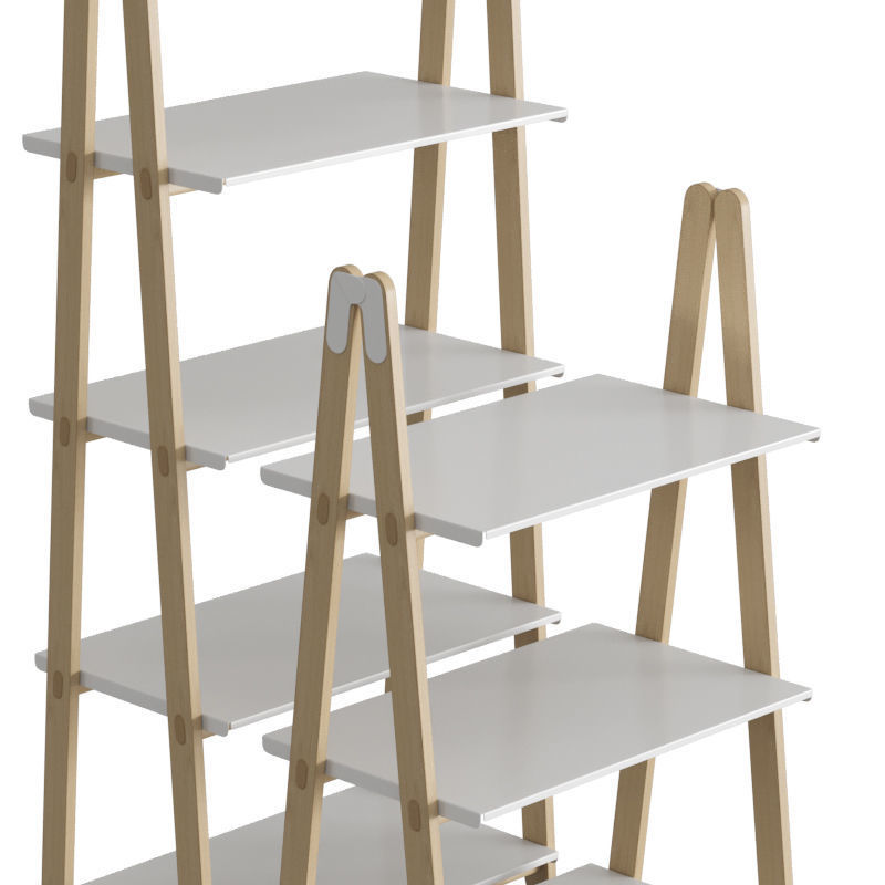 One Step Up Bookcase 3D model_3