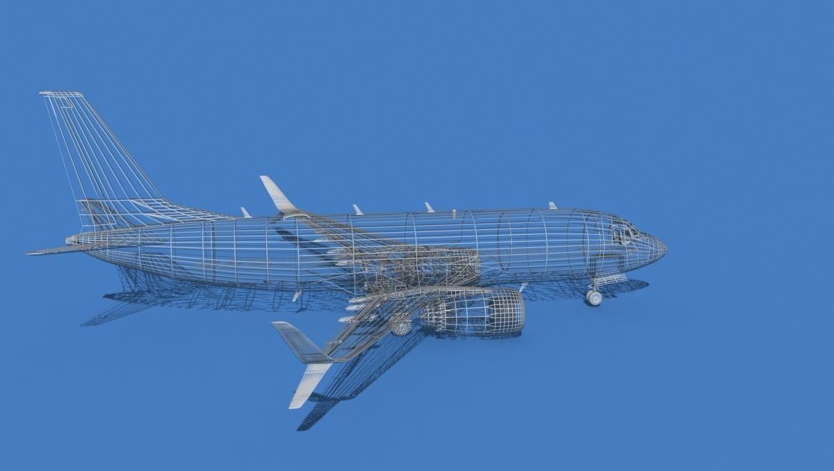 Boeing 737 MAX 7 KLM 3D model_13