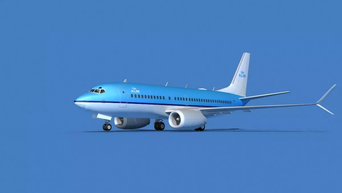 Boeing 737 MAX 7 KLM 3D model_0